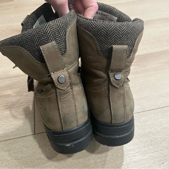 Ariat Women’s Brown Harper Waterproof Boot Lace Up Leather Size 8.5 - Picture 7 of 11